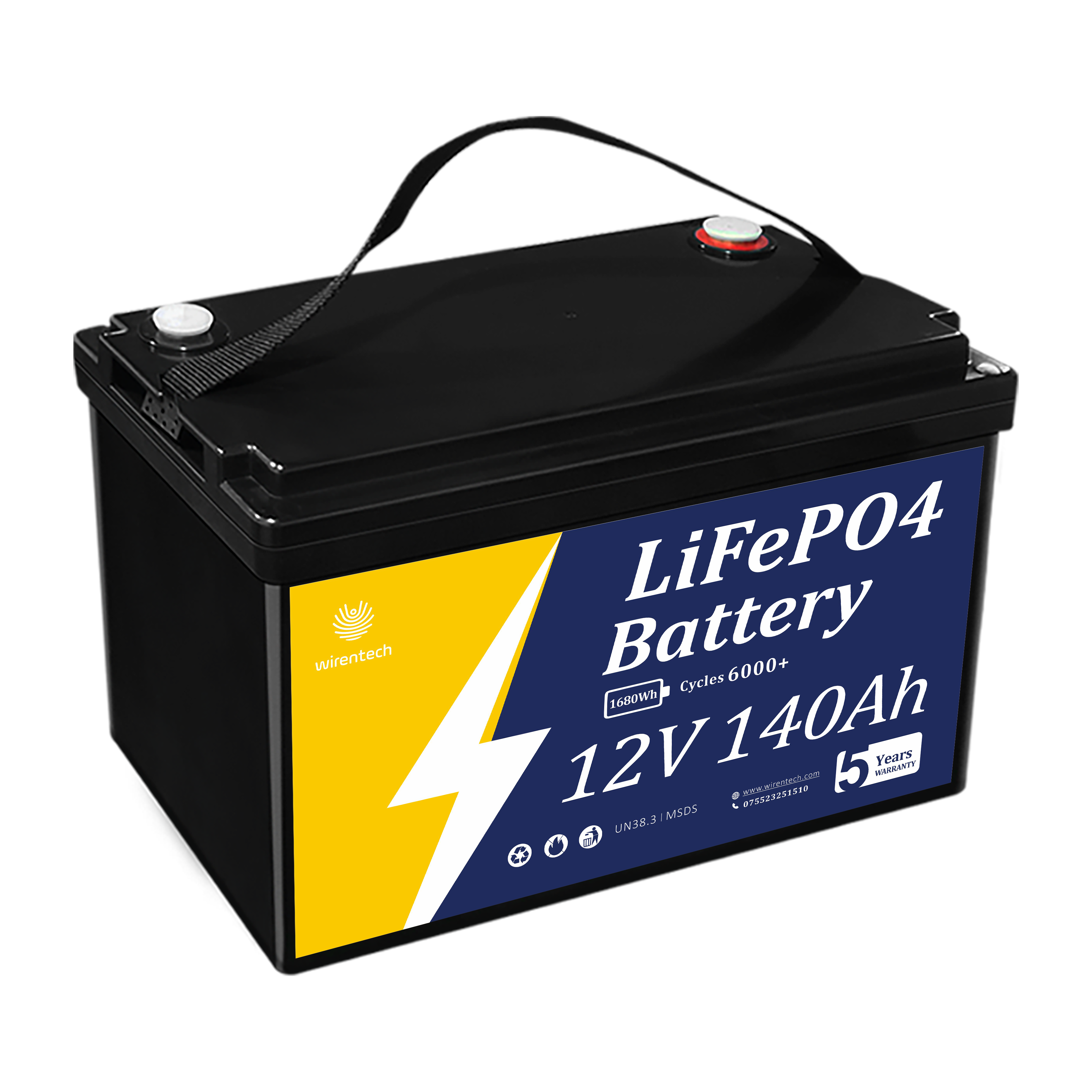 Customize Group 31 High Performance Lithium Battery Powerhouse Battery Motor Cranking Batteries Deep Cyclying Yatch Starting Cranking Battery BMS with Active Balance