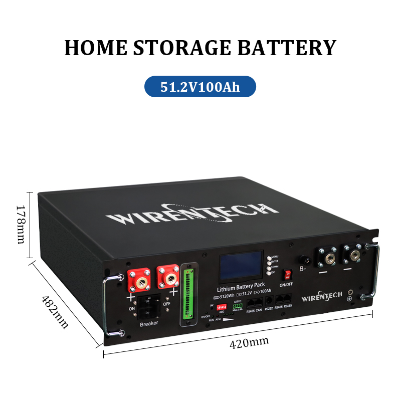  51.2V 100Ah Best-in-class Power Output Great Power Distribution Stackable Sustainable Greater Energy Independence Indoor-rated Lifepo4 Battery Energy Storage System 