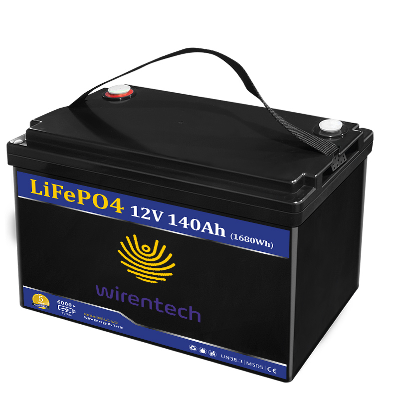 12v 140Ah Deep Cycle Lithium Battery For Yacht